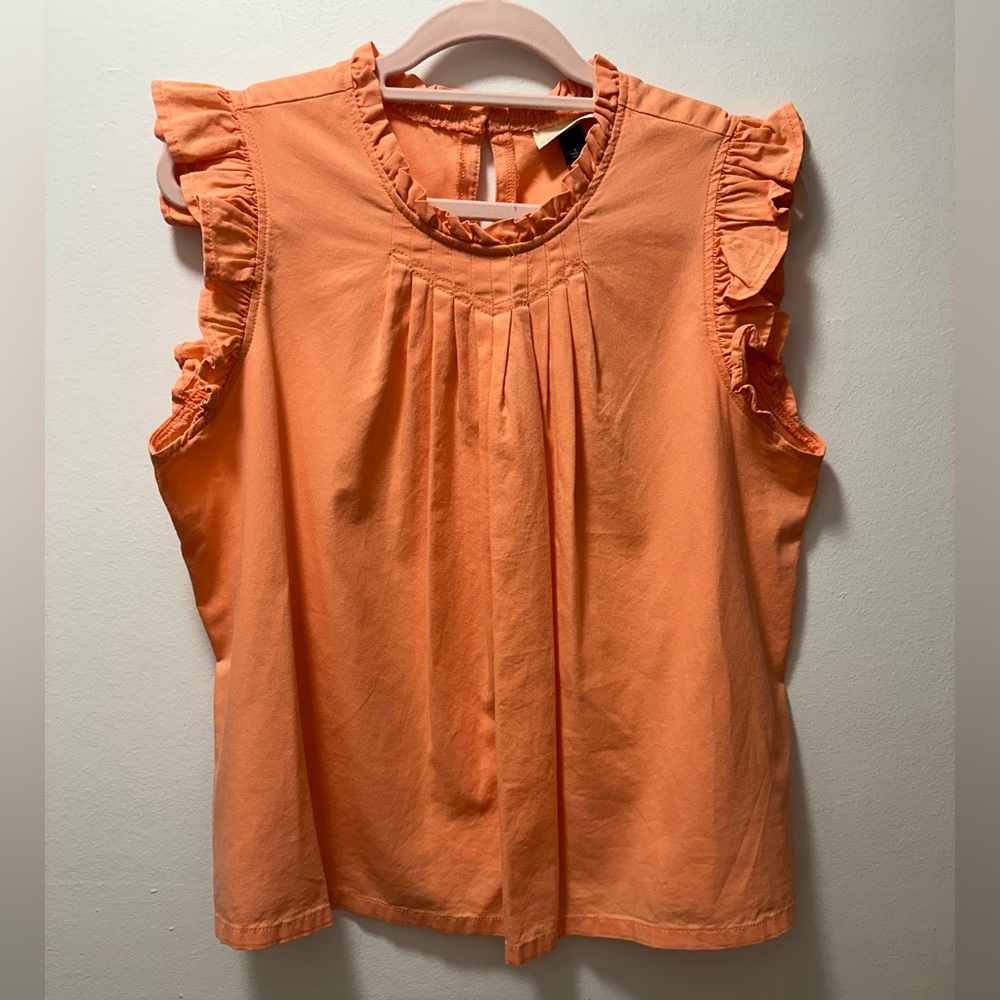 Universal Thread Coral Ruffle Blouse - Picture 2 of 8